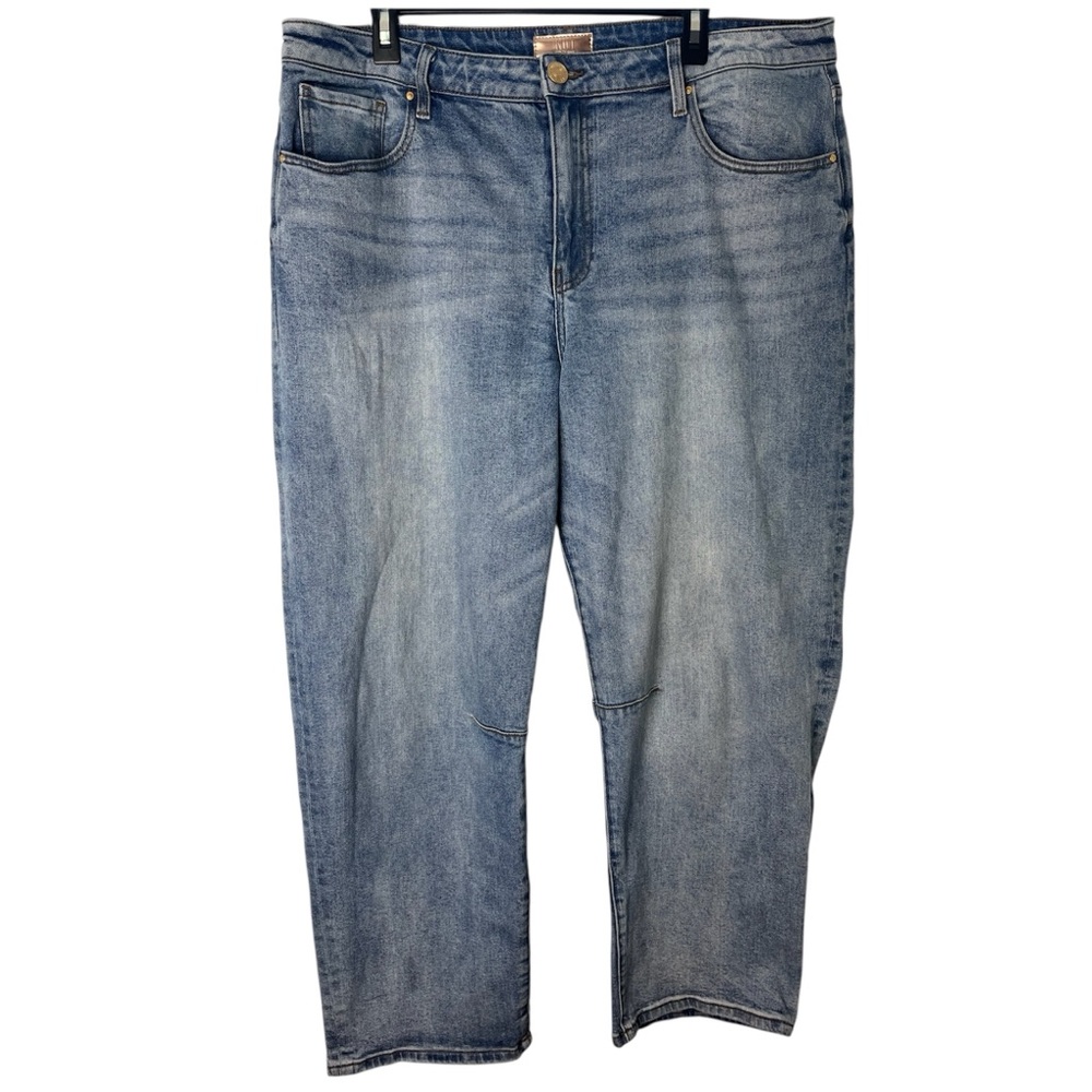 Kut from the Kloth Plus Size Ashley High Rise Slouchy Barrel Straight Leg Jeans